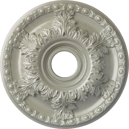Ekena Millwork Granada Ceiling Medallion (Fits Canopies up to 6 5/8"), 18"OD x 3 1/2"ID x 2 1/2"P, Flash Copper CM18GAFCS